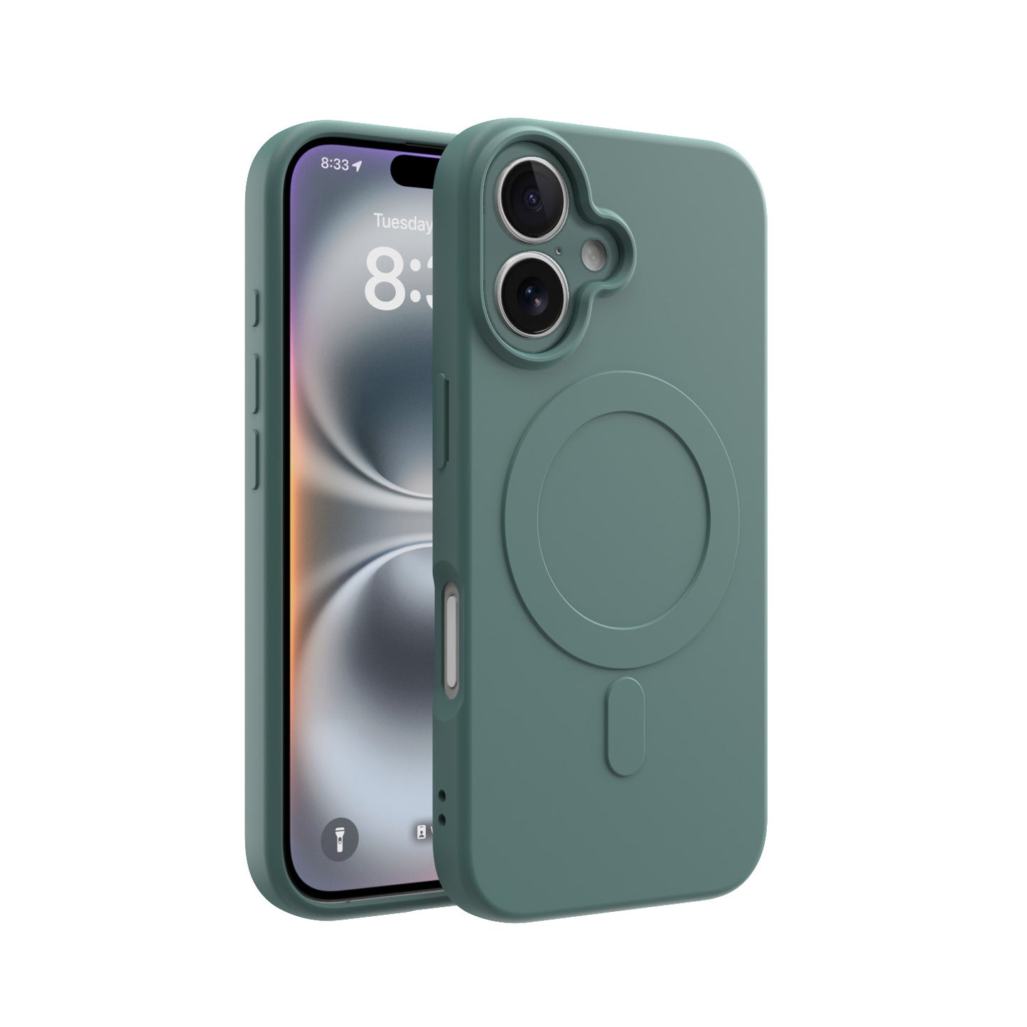 Funda de silicona delgada CLICK - Verde