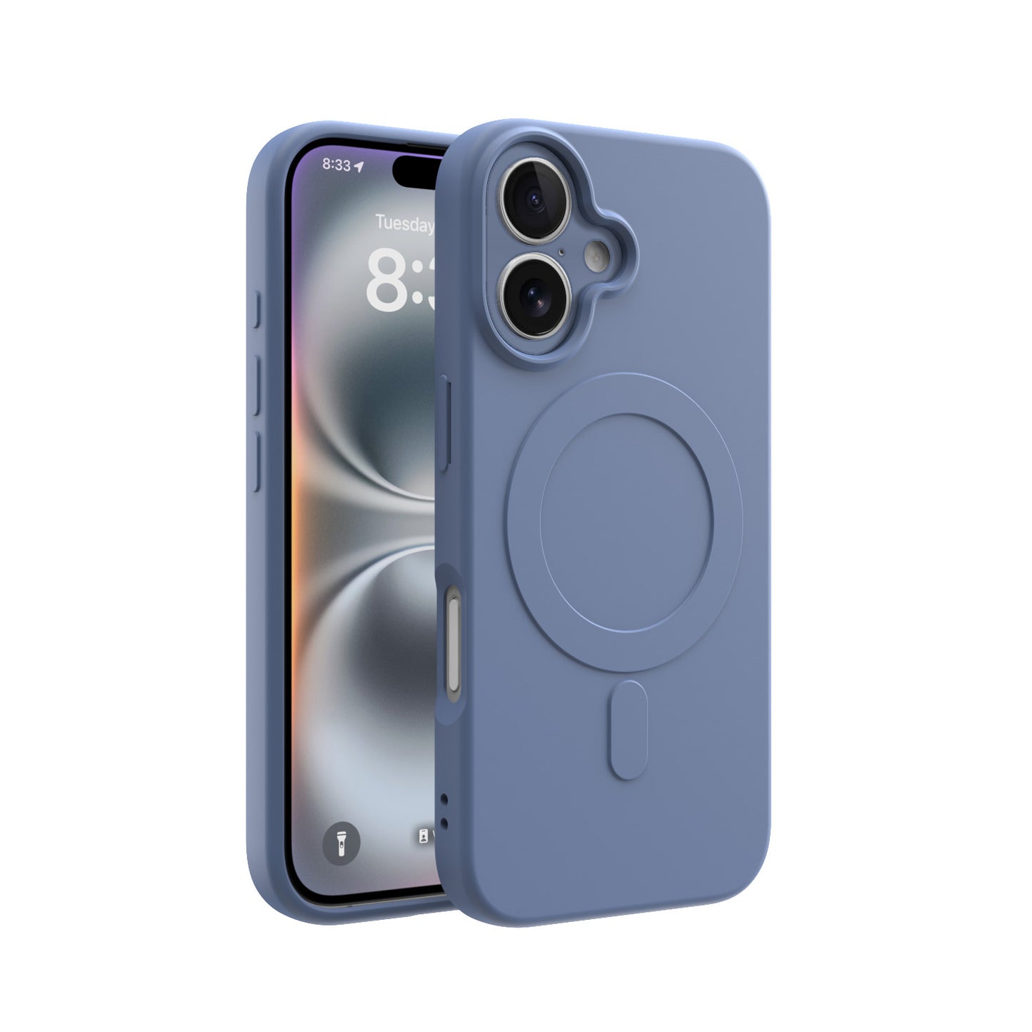 Funda de silicona fina CLICK - Morada