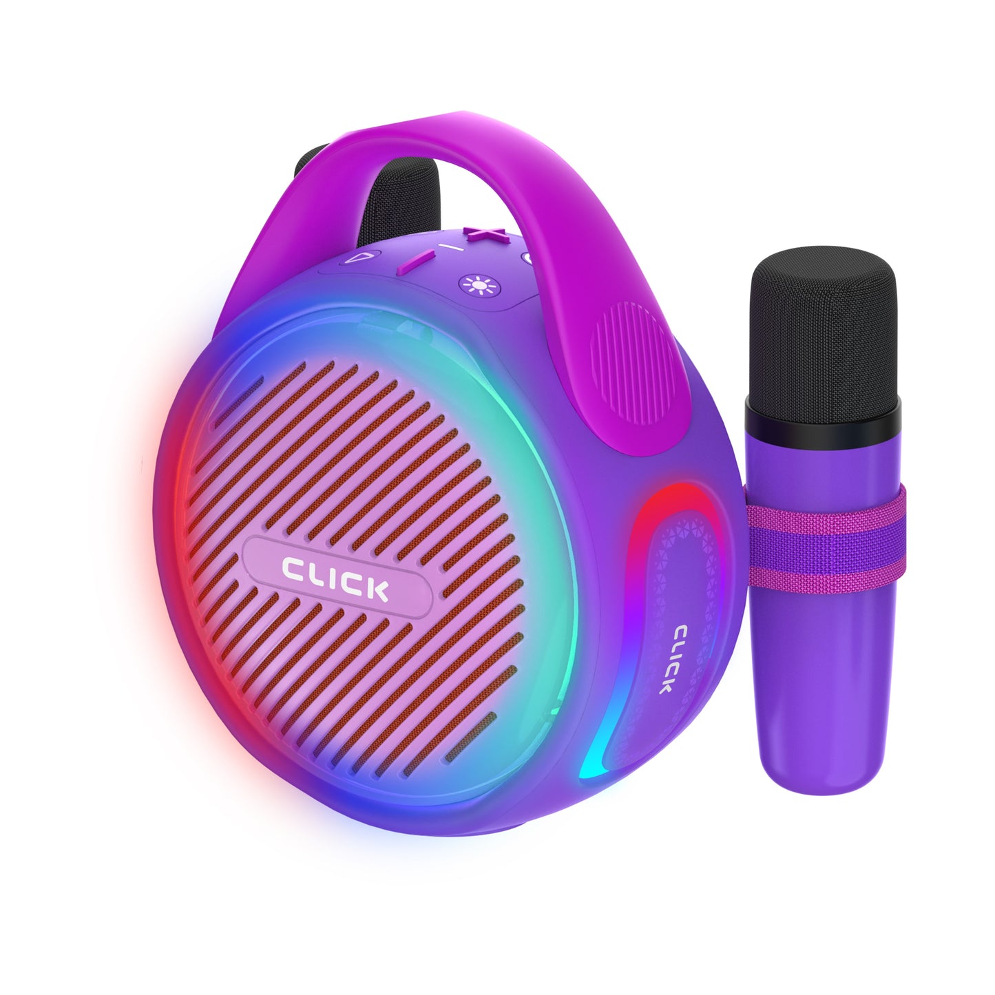 CLICK Mini Karaoke 20W Wireless Speaker with 2 Wireless Mics