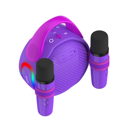 CLICK Mini Karaoke 20W Wireless Speaker with 2 Wireless Mics