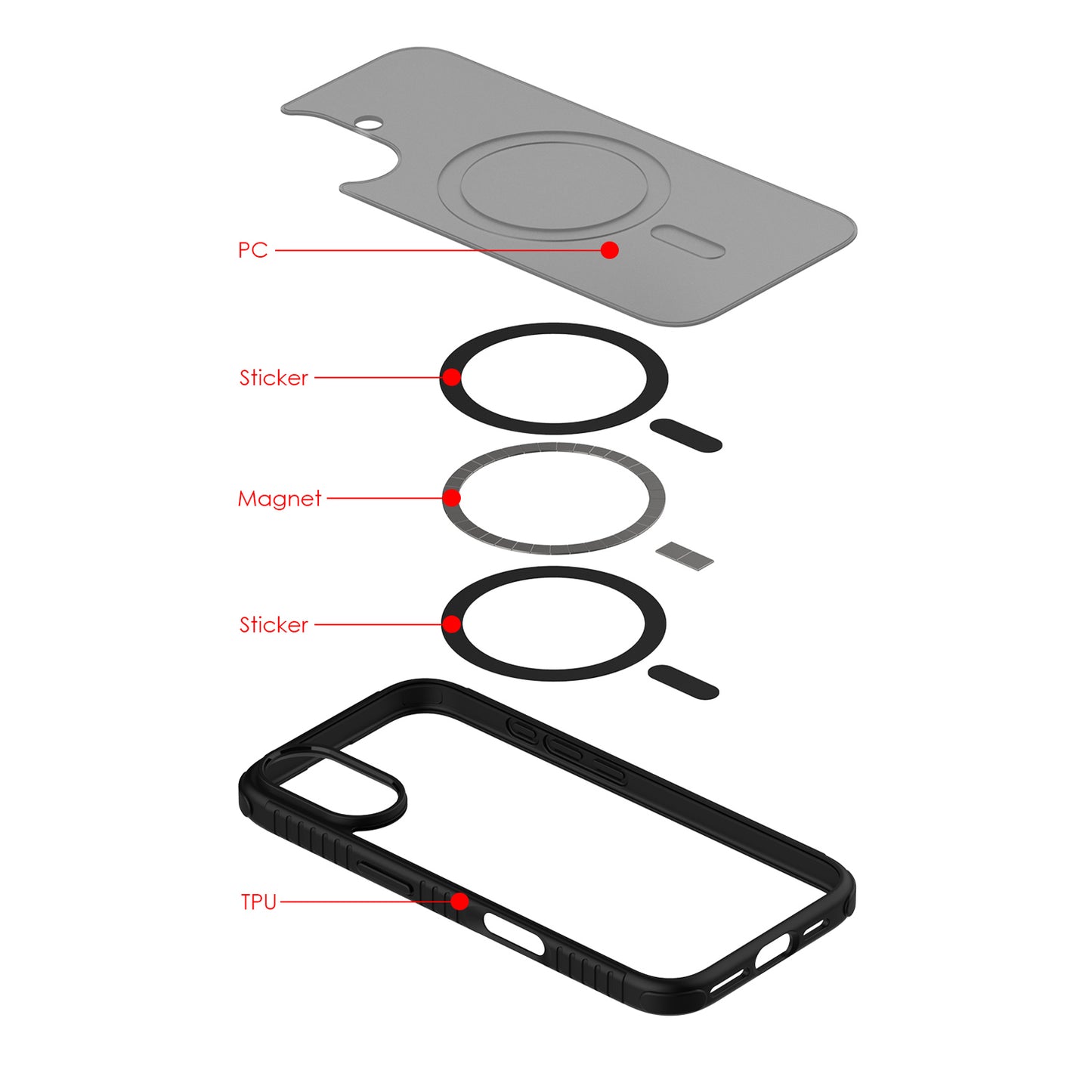 CLICK Ultra Slim MagSafe Series iPhone 13 Case