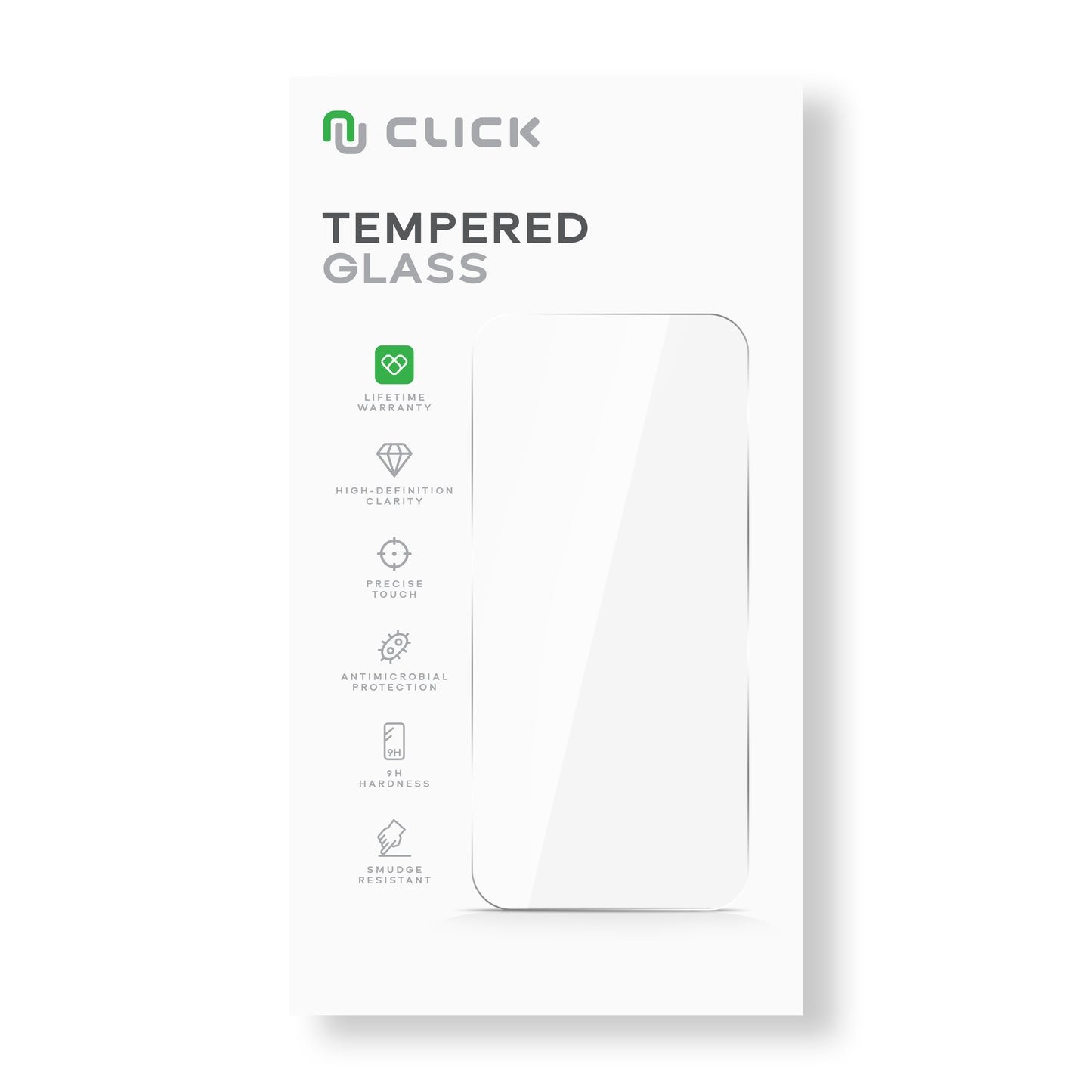 CLICK Screen Protector for iPhone 17e/16e/15/14/13