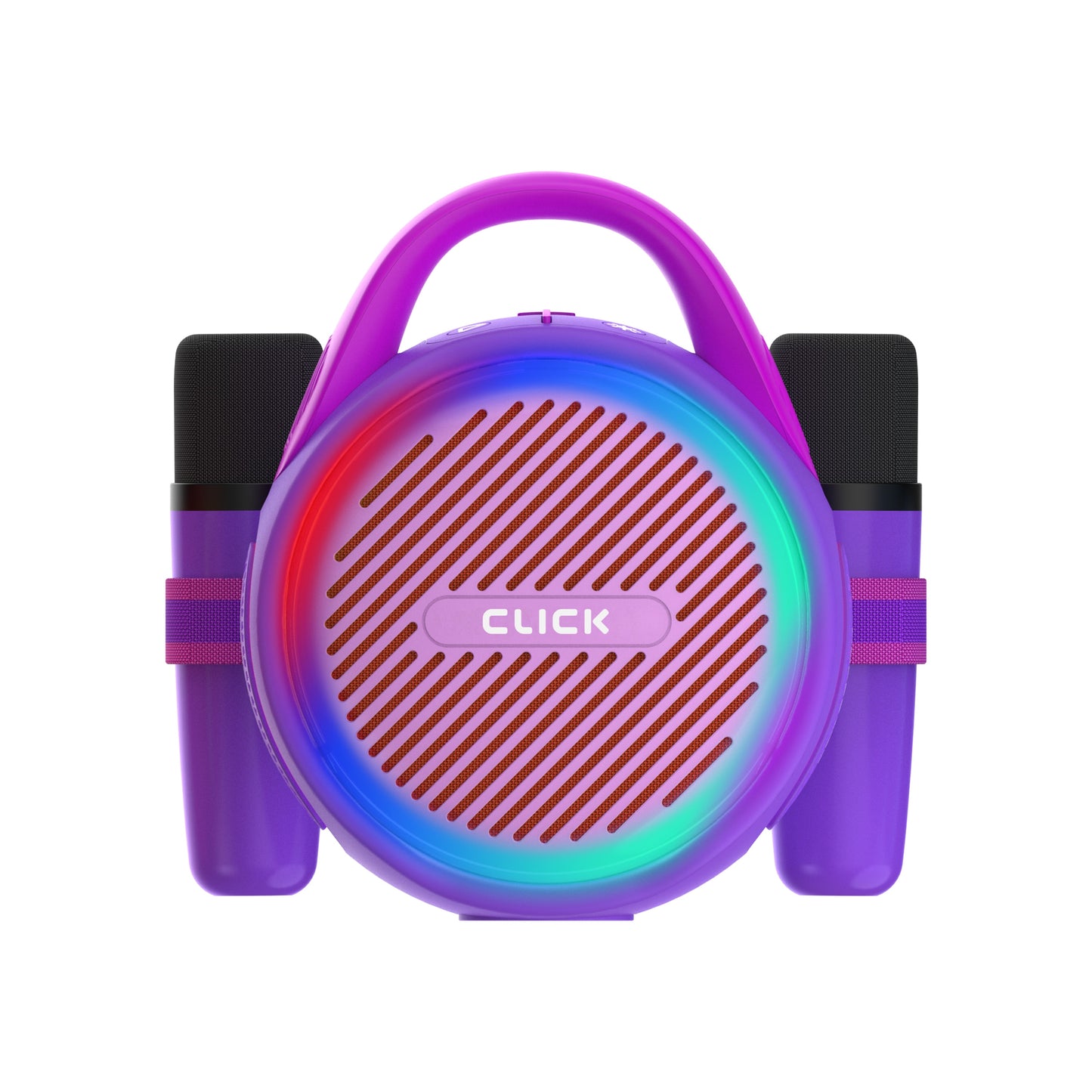 CLICK Mini Karaoke 20W Wireless Speaker with 2 Wireless Mics