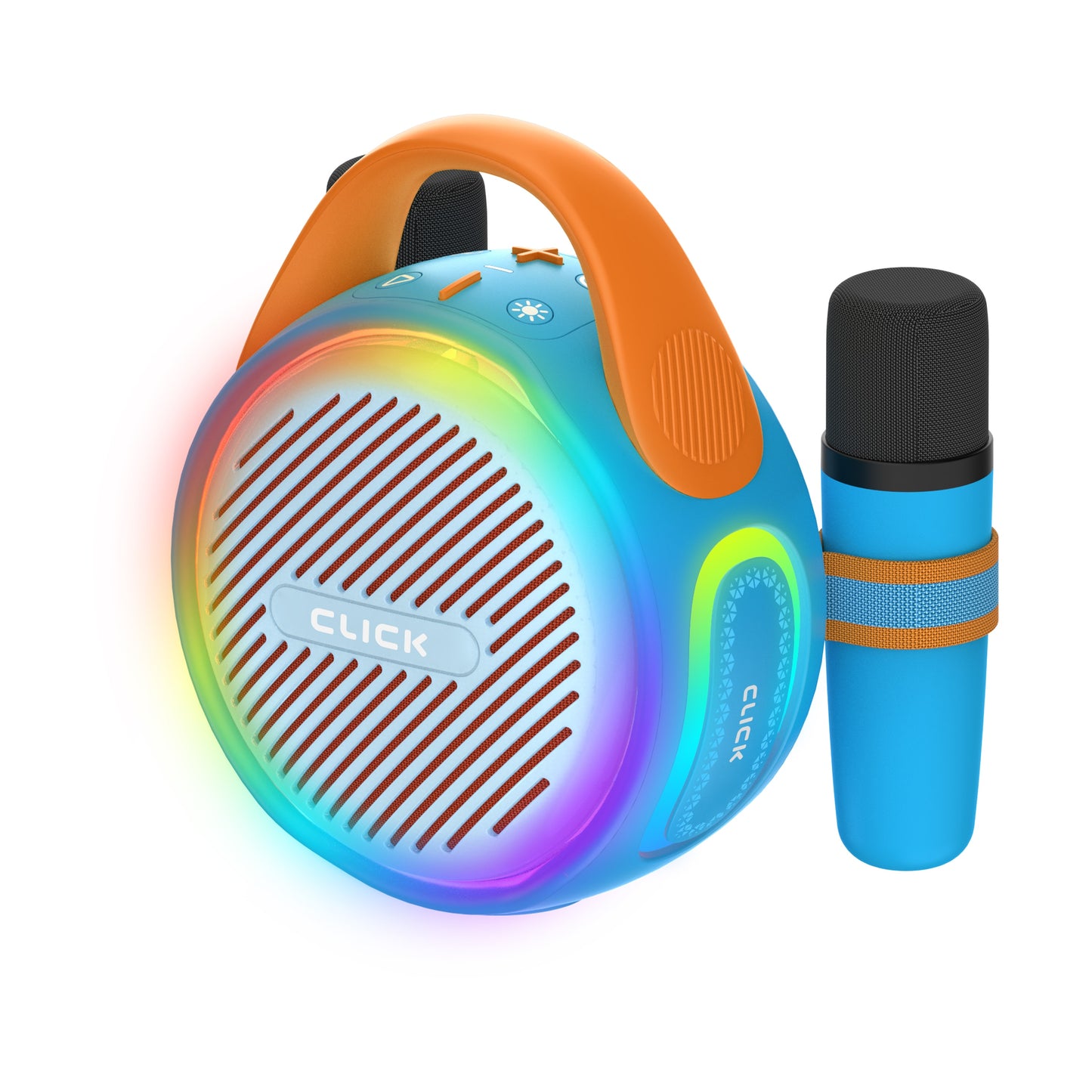 CLICK Mini Karaoke 20W Wireless Speaker with 2 Wireless Mics