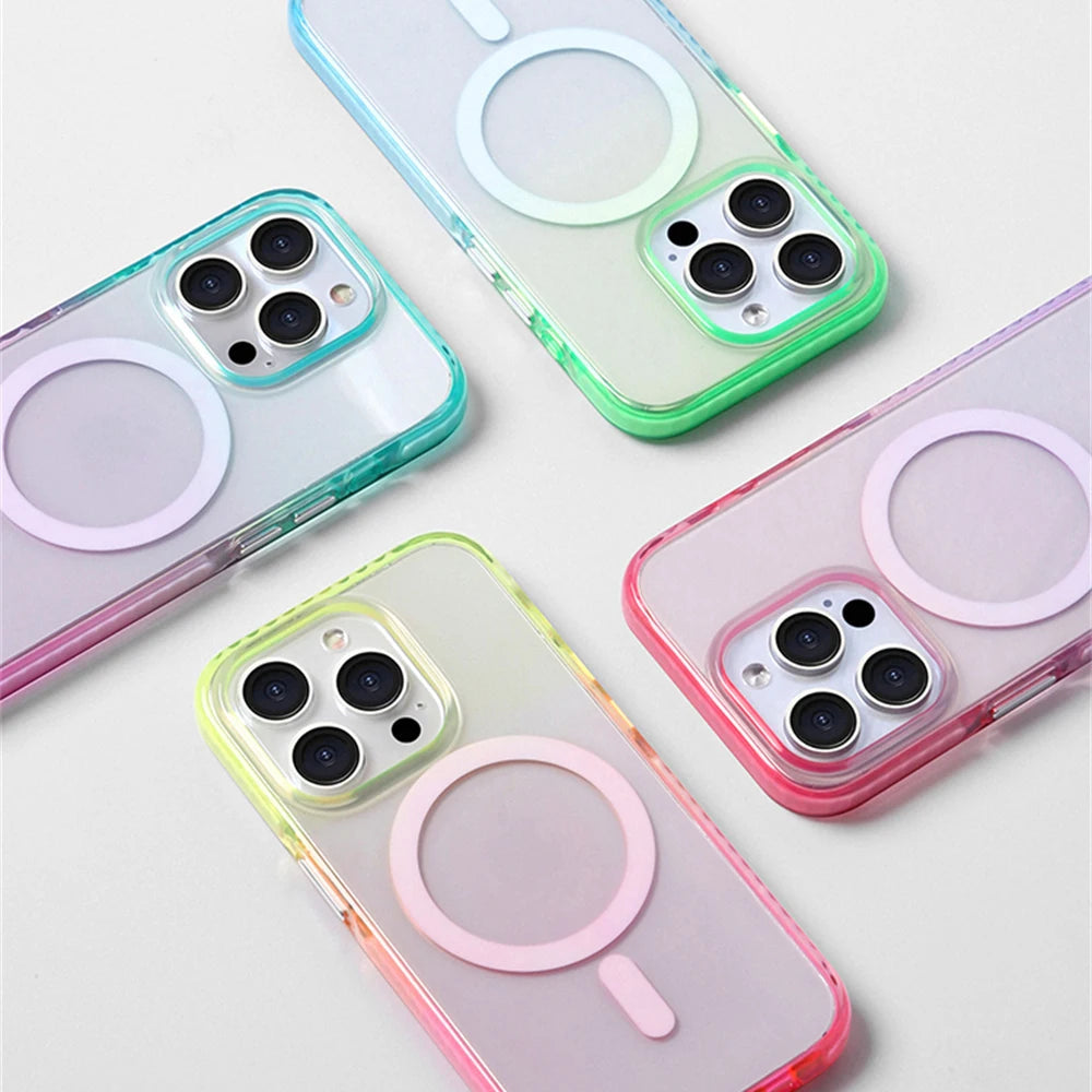 CLICK Clear Ombre Series Galaxy S24 FE Case