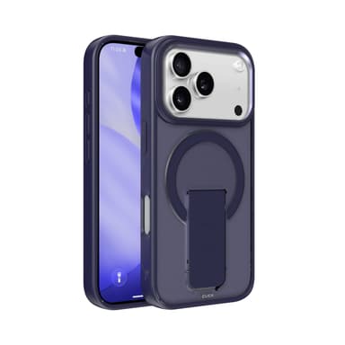 CLICK Latch case in Purple, back view on a white ground