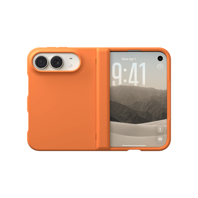 CLICK Flex Fold Series iPhone Duo Case in Orange