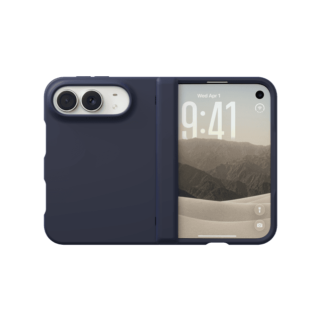 CLICK Flex Fold Series iPhone Duo Case in Navy Blue