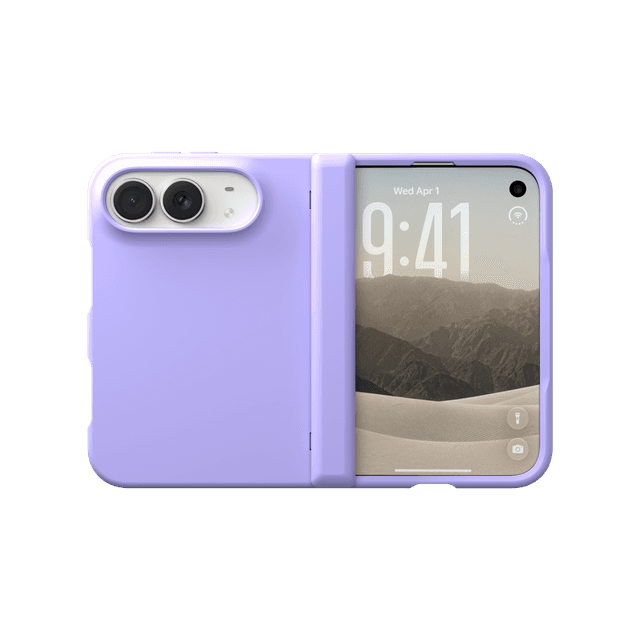 CLICK Flex Fold Series iPhone Duo Case in Purple