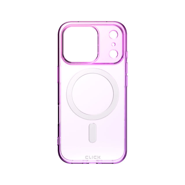 CLICK Clear Ombre in Pink & Purple