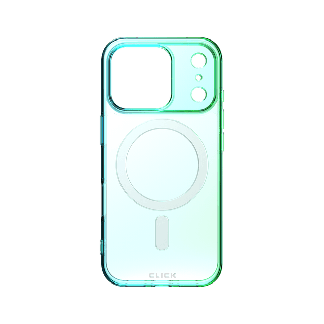 CLICK Clear Ombre in Green Blue